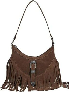 NEW Western Fringe Boho Underarm Purse Mini Hippie Shoulder Bag with Tassels